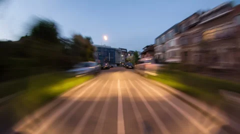 Brussels City Driving Time Lapse Video stock 31889168