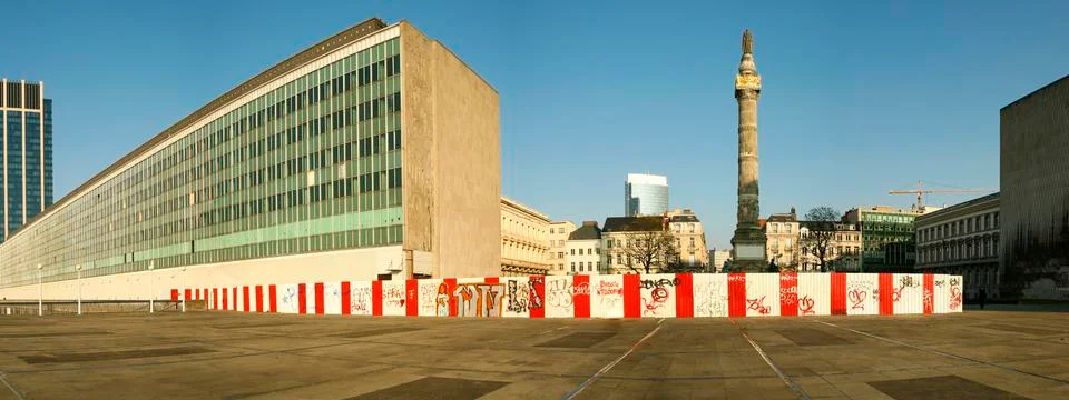 Brussels downtown Stock Photos