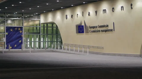 Brussels EU Commission 库存影片 22993539