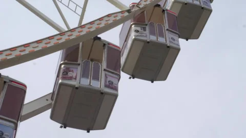 Brussels Ferris wheel 04 스톡 동영상 270156879