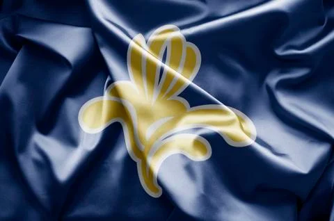 Brussels flag Stock Illustration