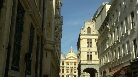 Brussels, Grand Palace Stockbeeldmateriaal 46962805