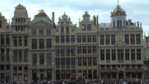 Brussels Grand Place Stock Footage 75702921