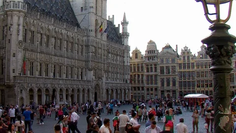 Brussels Grand Place Stock Footage 106495913