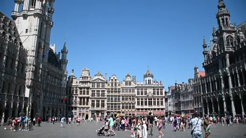 Brussels Grand Place 動画素材 245380355