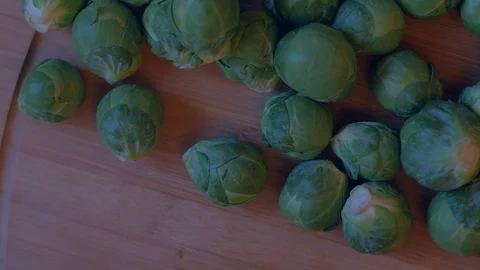 BRUSSELS GREEN with vegetables Stock Footage 103006381