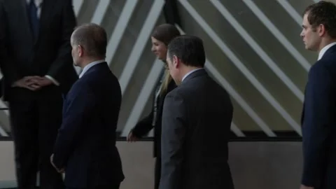 Brussels increases its aid commitment to Syria to nearly 2.5 billion by 2025 and Video stock 304386948