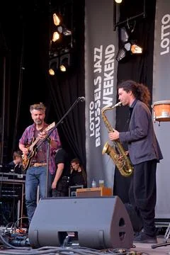 Brussels Jazz Weekend 2023 Stock Photos