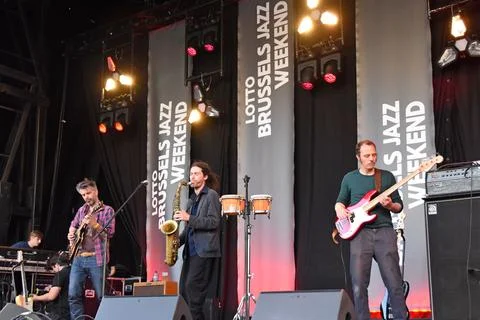 Brussels Jazz Weekend 2023 Stock Photos