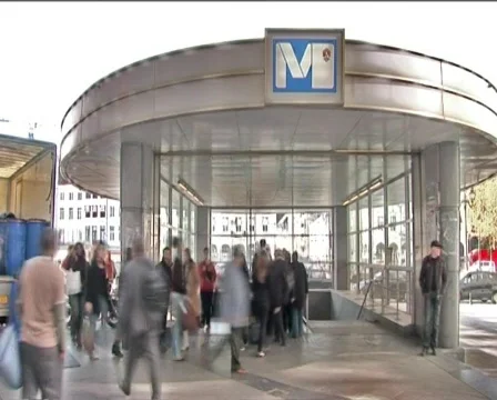 Brussels Metro Stockbeeldmateriaal 697435