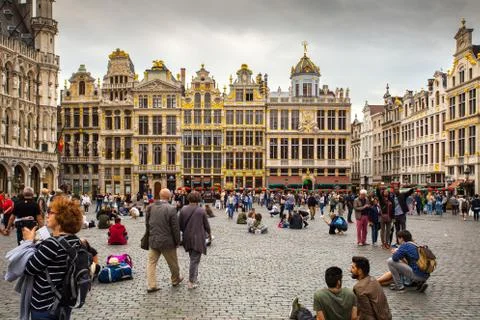Brussels Old Town Stock Photos