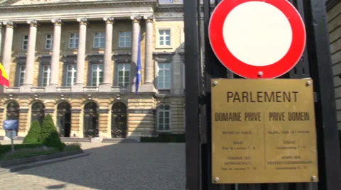 Brussels  parliament Stock-Footage 27715306