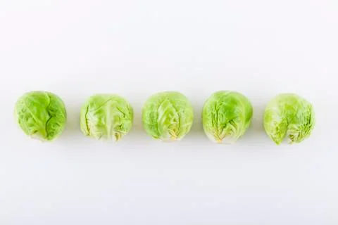 Brussels sprout isolated Stock Photos