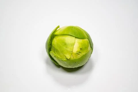 Brussels sprout with white background 写真素材