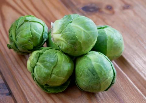 Brussels sprouts cabbage Stock Photos