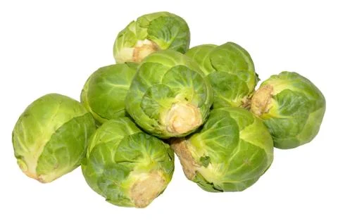 Brussels Sprouts Isolated Stock Photos