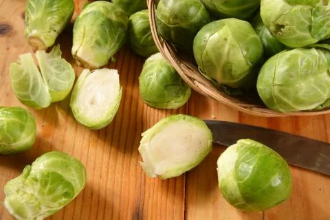 Brussels sprouts Stock-Fotos