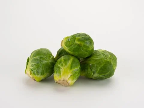 Brussels Sprouts in Pile Foto stock
