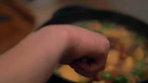 Brussels sprouts. process of preparation. Closeup Stock Footage 103017166