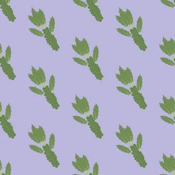 Brussels sprouts vegetable pattern Illustrazione stock