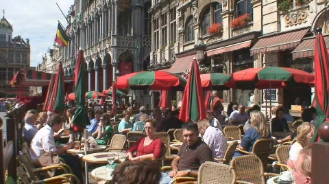 Brussels Street 14 Video stock 324647