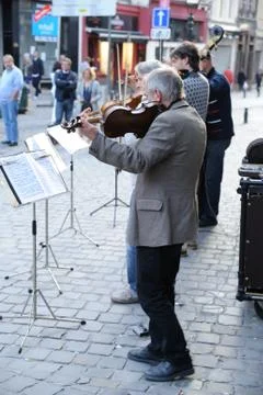Brussels Street Quartet Foto stock