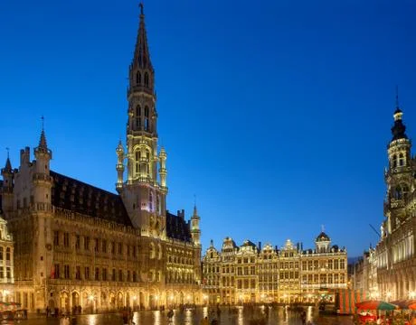 Brussels Town Hall Stock Photos