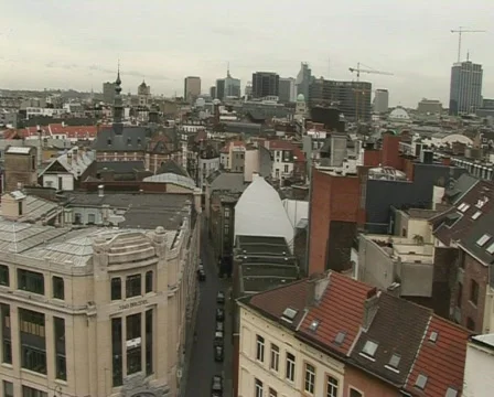 Brussels view  Stock Footage 440510