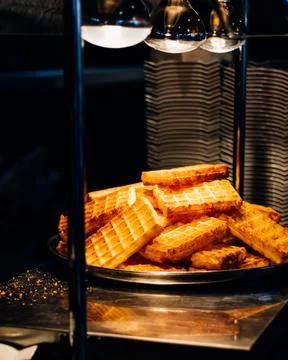Brussels waffles Foto stock