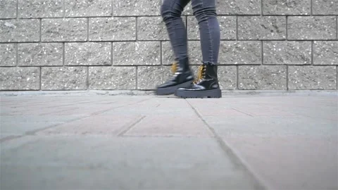 Brutal shoes past the camera. 動画素材 122374095