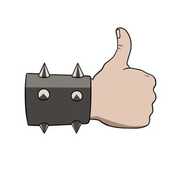 Brutal thumbs up Stock-Illustration