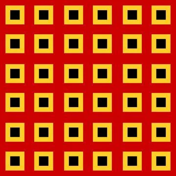 Brutalism abstract vector Pattern with simple geometric shapes square. Illustrazione stock