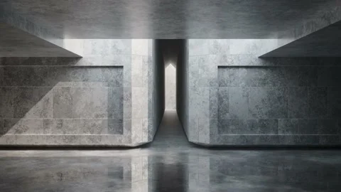 Brutalist architecture Stock Footage 235824540