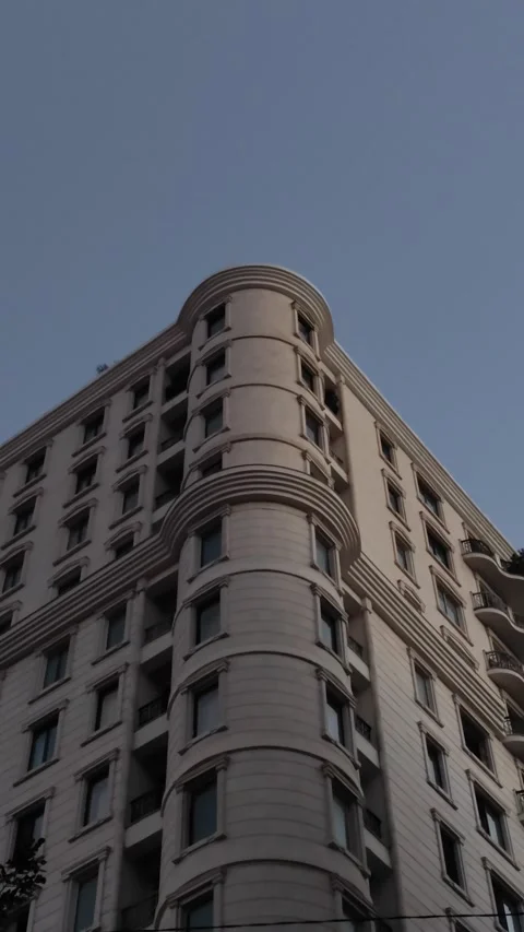 Brutalist Building Architecture Stock Footage 229390324