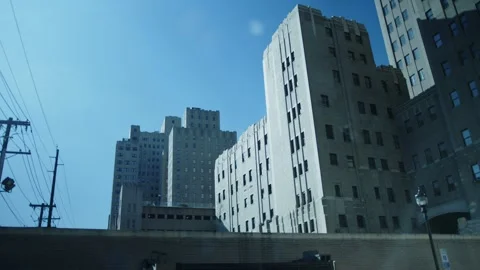 Brutalist Building Stock Footage 317464898