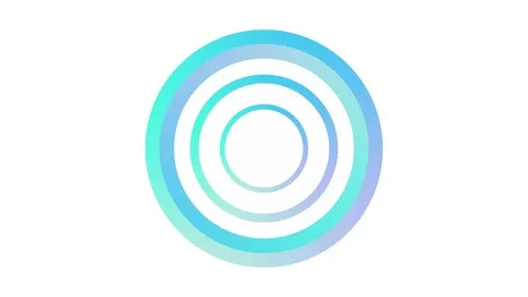 Brutalist circle shape animation video on white background Stock Footage 341406019