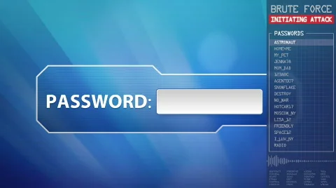 Brute force attack  Video stock 609240