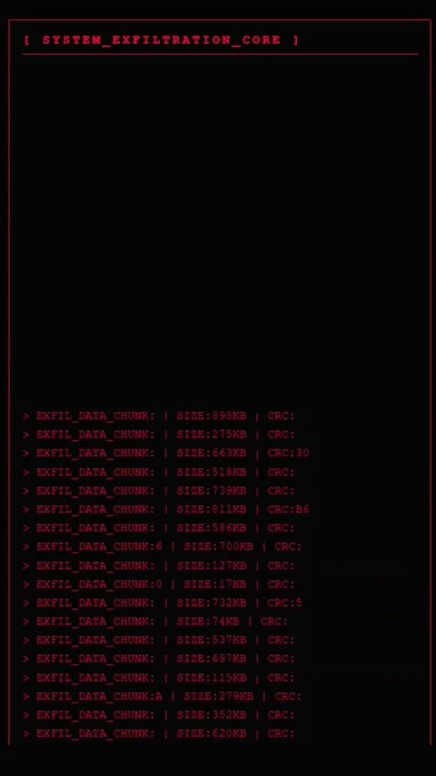 Brute Force Attempt and Payload Injection Interface Stock Footage 339157600