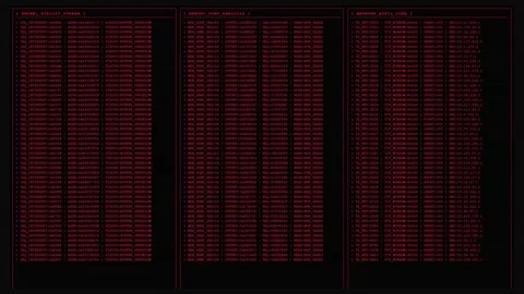 Brute Force Attempt and Payload Injection Interface Stock Footage 339157672