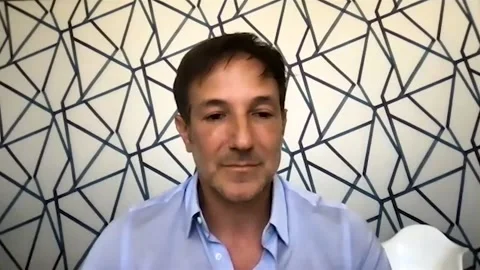 Bryan Fogel is interviewed for his new documentary film 'The Dissident' - 2021 Video stock 154356131