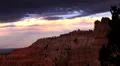 Bryce Canyon 22 Hoodoos and clouds at Sunset Point HD Footage