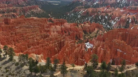 BRYCE CANYON BY DRONE 库存影片 157258447