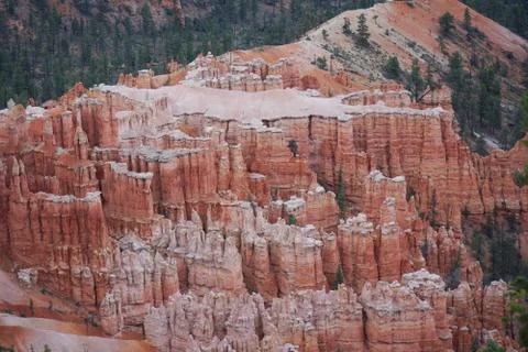 Bryce canyon hoodoo dramatic erosion Stock Photos