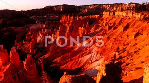 Bryce Canyon National Park Hoodoos at Sunrise Point Stock Photos