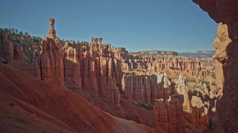 Bryce Canyon NP. Navajo loop at Sunrise Point. Stock Footage 208958612