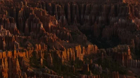 Bryce Canyon time lapse 02 - Hoodoo close up Stock Footage 11153139