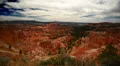 Bryce Canyon Timelapse 02 Hoodoos and clouds at Sunset Point HD Footage