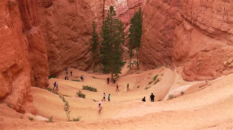 Bryce Canyon Trail 스톡 동영상 31424240