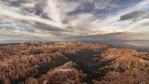 Bryce Canyon vast view timelapse Stock Footage 97198813
