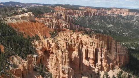 Bryce's Canyon one side Stock Footage